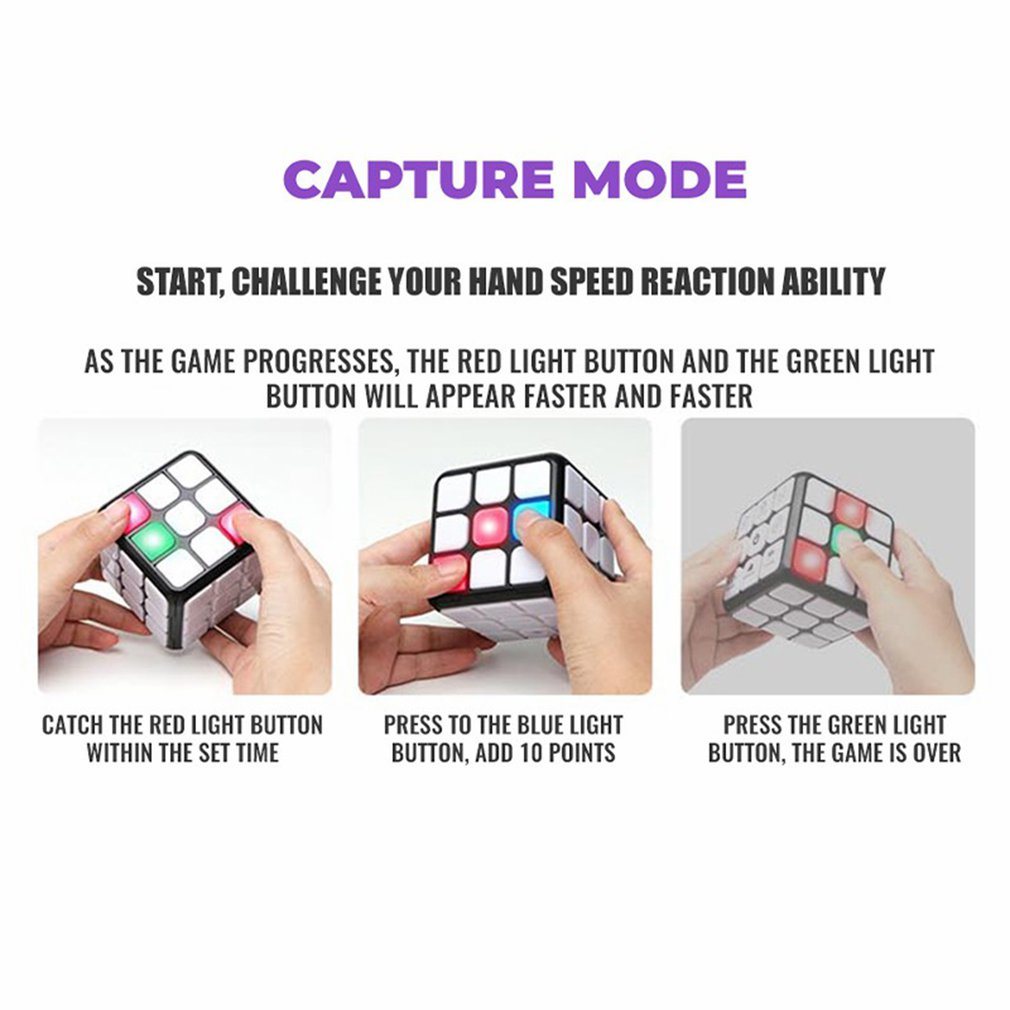 Smart Voice Cube 3X3; Magic Electronic Flashing Cube for Brain Development (Free Shipping!)