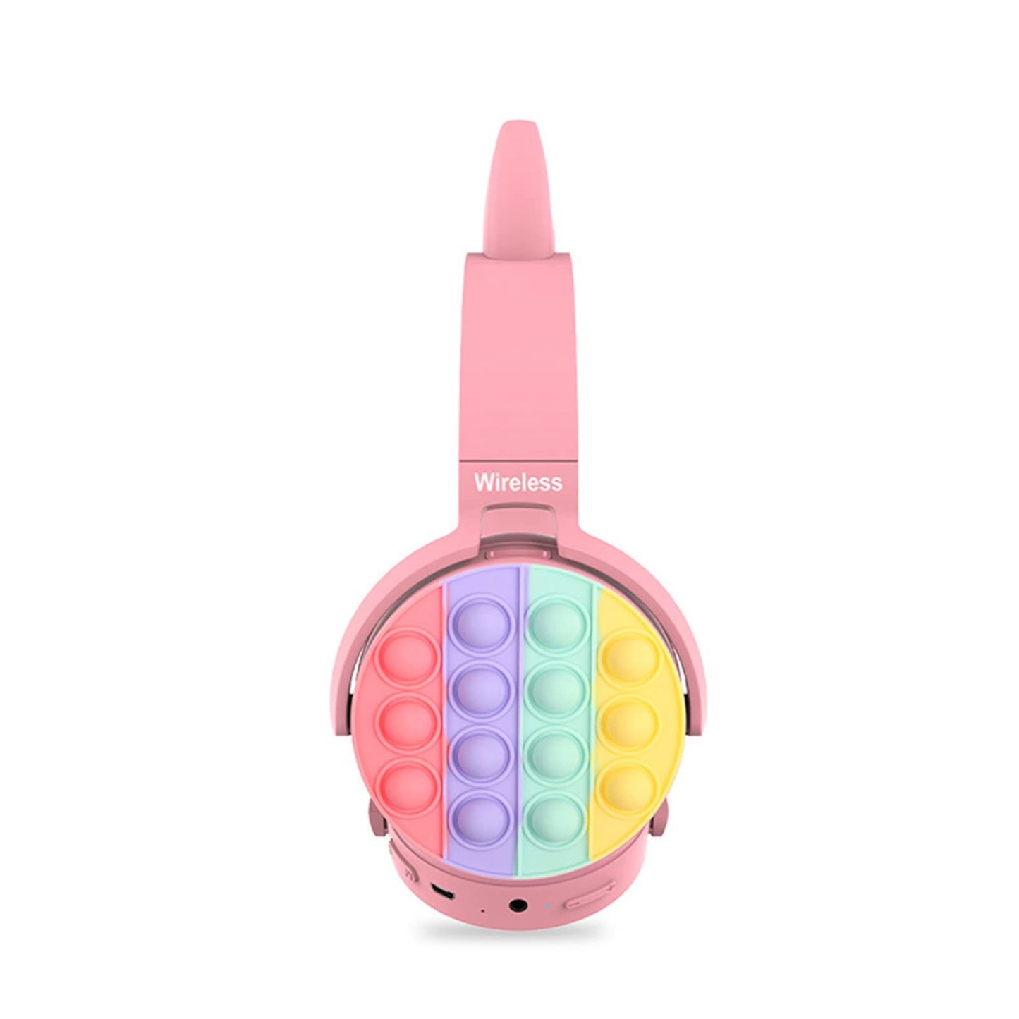 PopFidget Wireless Bluetooth Headphones: Colorful, Stress-Relief Audio with Bluetooth 5.0 & Extended Battery Life