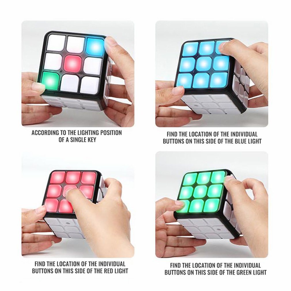 Smart Voice Cube 3X3; Magic Electronic Flashing Cube for Brain Development (Free Shipping!)